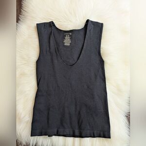 Intimately Free People Seamless Black V Neck Tank Top XS/S Small